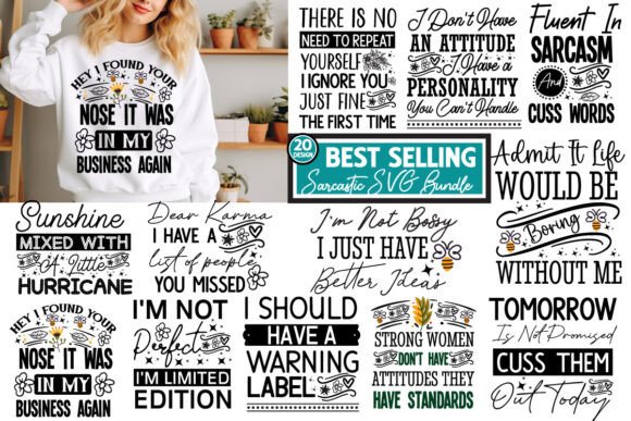 Download Sarcastic SVG Bundle,Motivational SVG - Svg Collection