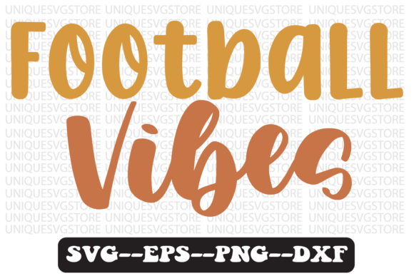 Download Football Vibes Quote Retro Svg Design - Svg Collection