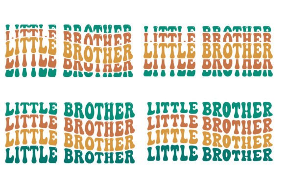Download Little Brother Baby SVG Wavy T-shirt - Svg Collection