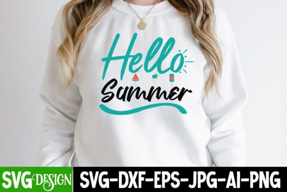 Download Hello Summer SVG Cut File - Svg Collection