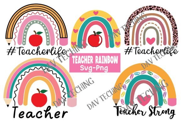 Download Teacher Rainbow Svg - Svg Collection