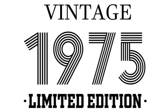 Download Vintage Since 1975 Svg, Birthday Svg, 47 - Svg Collection