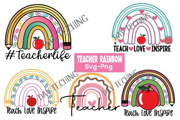 Download Teacher Rainbow Svg Png - Svg Collection