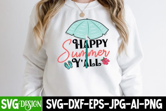 Download Happy Summer Y'all SVG Cut File - Svg Collection