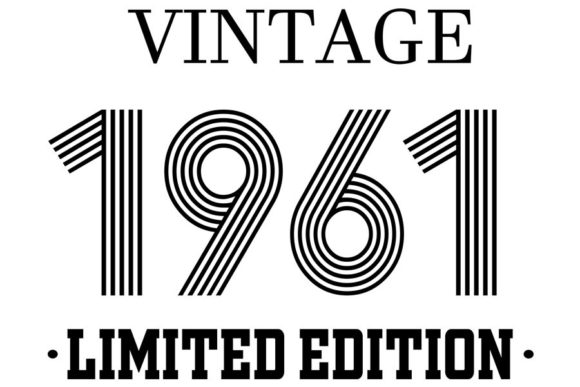 Download Vintage Since 1961 Svg, Birthday Svg, 61 - Svg Collection