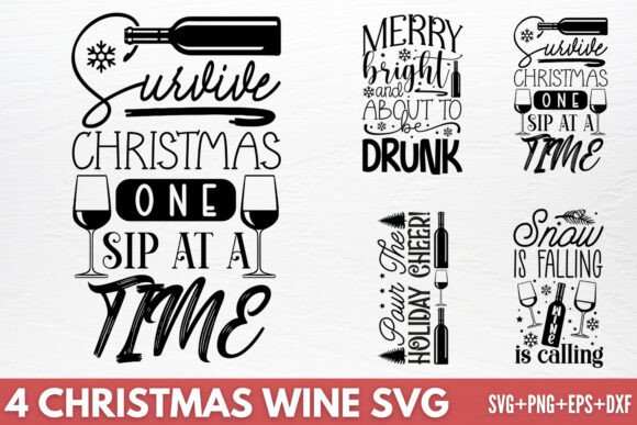 Download Christmas Wine SVG - Svg Collection