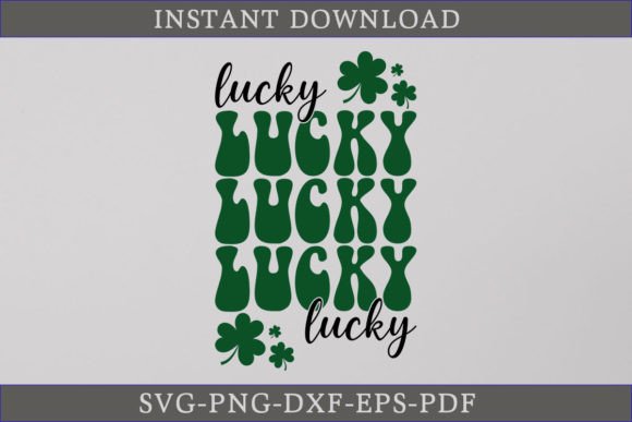Download St. Patrick's Day Lucky Shirt Retro SVG - Svg Collection