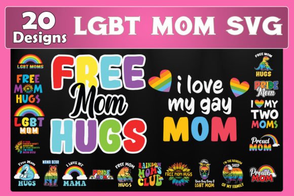 Download LGBT Mom SVG Bundle - Svg Collection