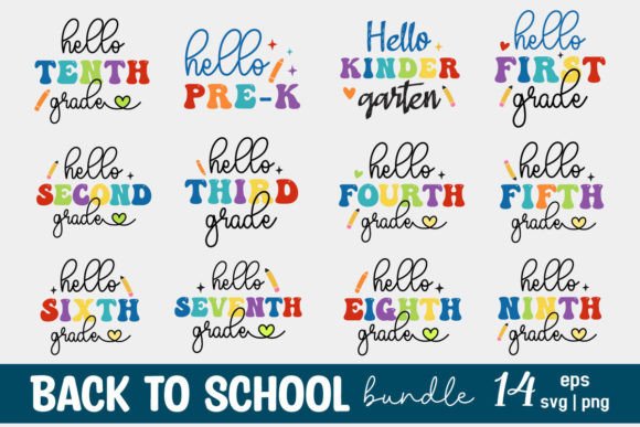 Download Retro Back to School Bundle Svg - Svg Collection