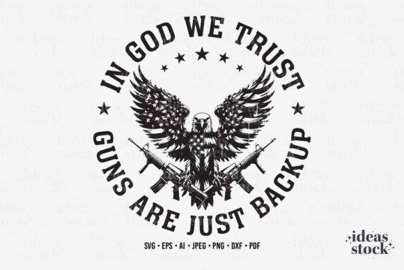 Download Patriotic Svg. in God We Trust Svg. DXF. - Svg Collection