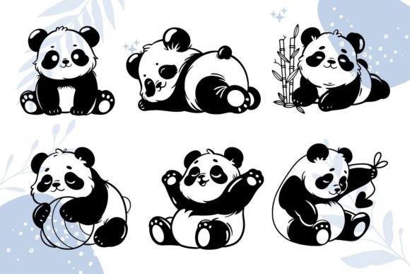 Download Cute Panda Character SVG - Svg Collection