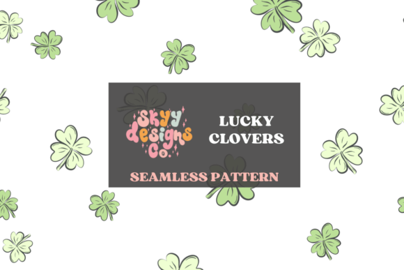 Download Lucky Clovers Seamless Pattern - Lucky Collection