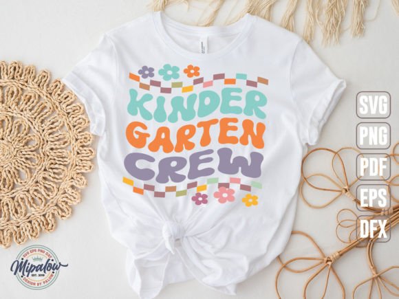 Download Kinder Garten Crew Svg, Wavy Text. - Svg Collection