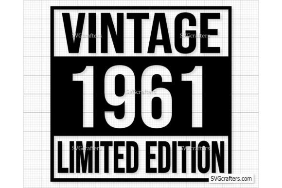 Download Vintage 1961 Svg Png, 61st Birthday Svg - Svg Collection