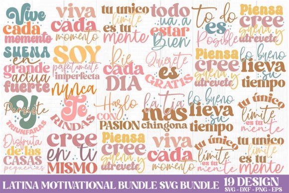 Download Latina Motivational SVG Bundle - Svg Collection