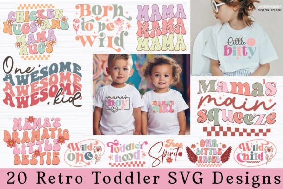 Download Retro Toddler Funny Kids SVG Bundle - Svg Collection