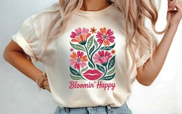 Download Boho Floral Flowers T-shirt Design SVG - Svg Collection