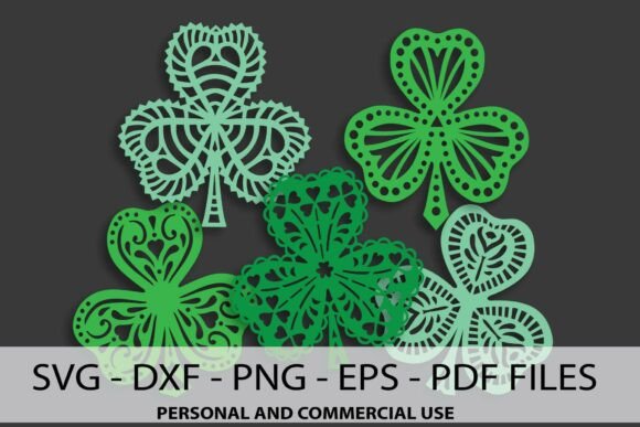 Download Shamrocks Intricate SVG - Svg Collection