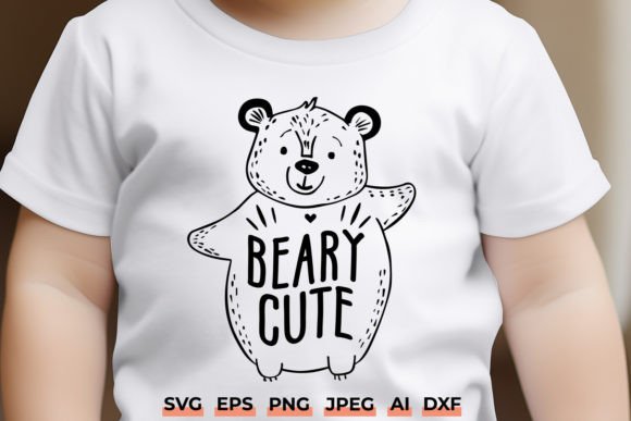 Download Beary Cute Baby Bear SVG DXF Cricut File - Svg Collection