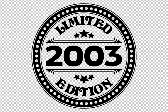 Download Limited Edition 2003 SVG EPS PNG - Svg Collection