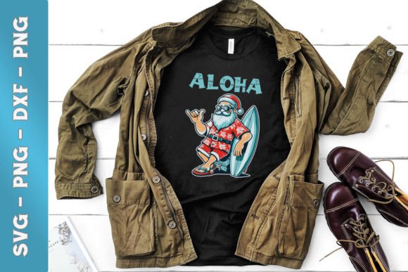 Download Aloha Hawaiian Santa Tropical SVG - Svg Collection