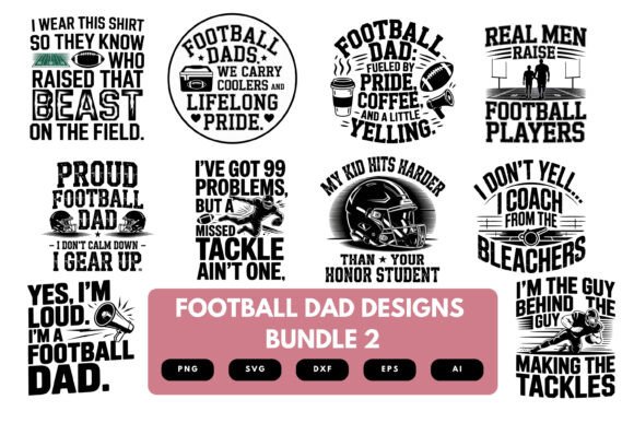 Download Football Dad SVG Bundle - Svg Collection