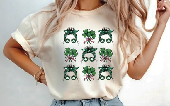 Download Lucky Clover Girl St. Patrick’s Day PNG - Lucky Collection