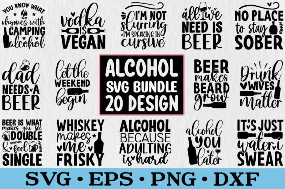 Download Alcohol SVG Bundle - Svg Collection