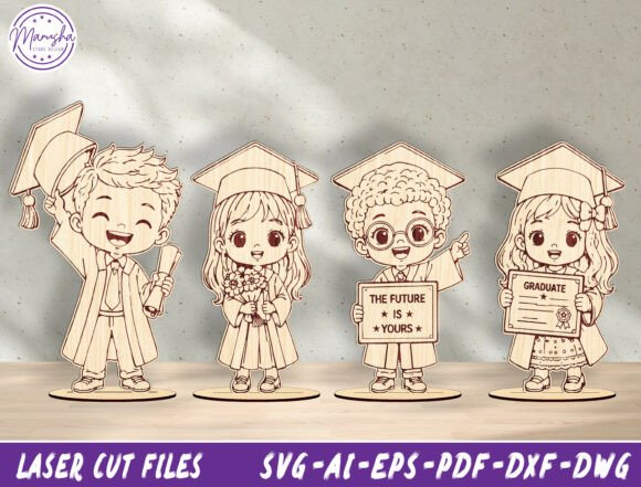 Download Graduation Kids Laser Cut SVG Bundle - Svg Collection
