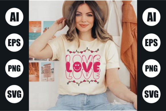 Download Love Valentine's Day T Shirt Design Svg - Svg Collection