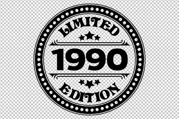 Download Limited Edition 1990 SVG EPS PNG - Svg Collection