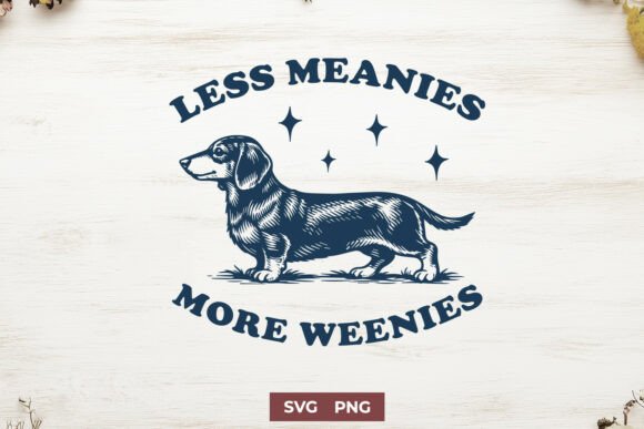 Download Less Meanies More Weenies Funny SVG PNG - Svg Collection