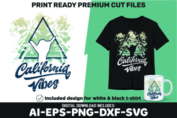 Download California Vibes SVG PNG Sublimation - Svg Collection